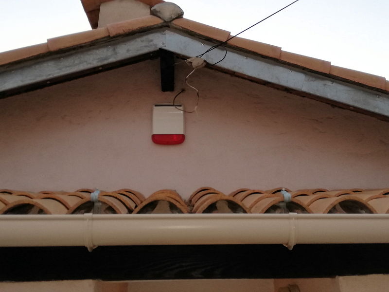Installation sirène solaire alarme Sedea à Nice