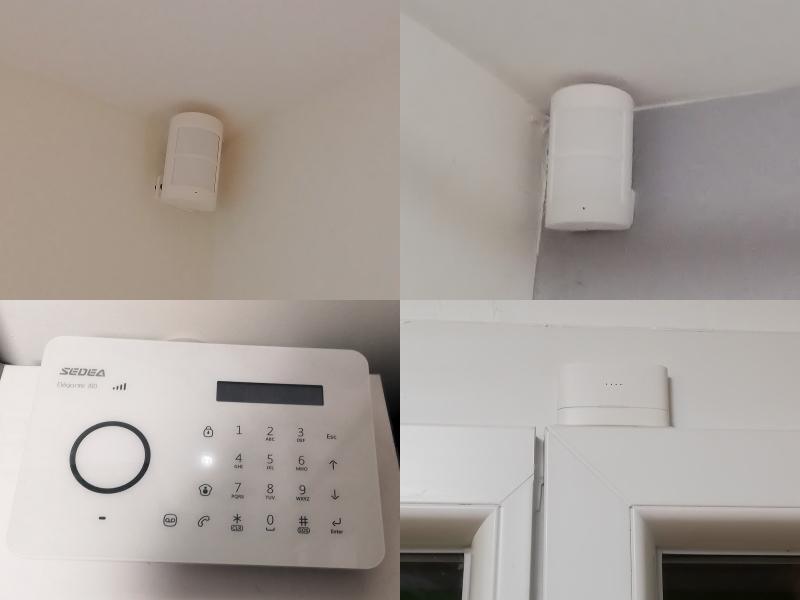 Installation alarme Sedea Elegante 100 à Nice