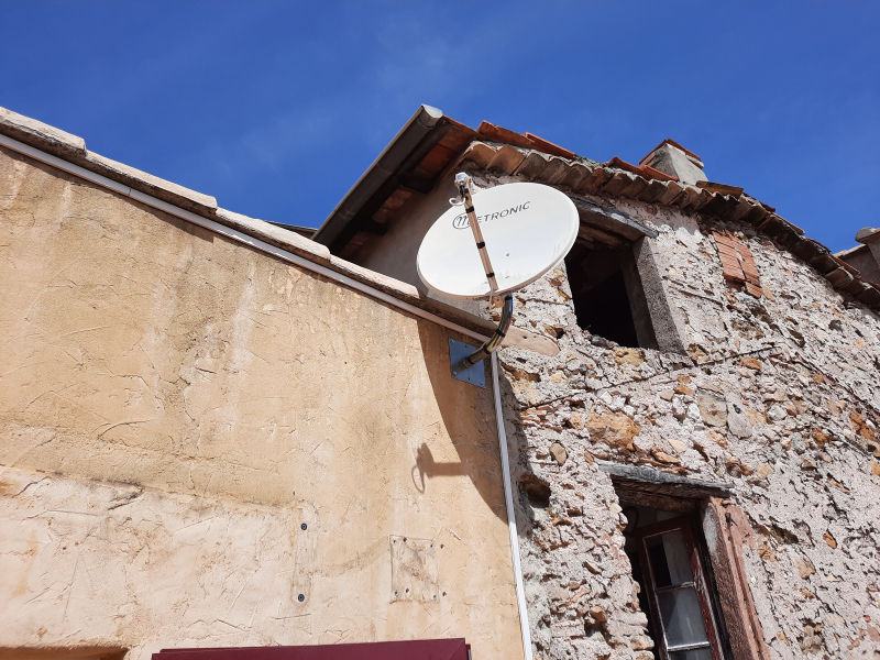 Installation parabole Fransat à Bonson